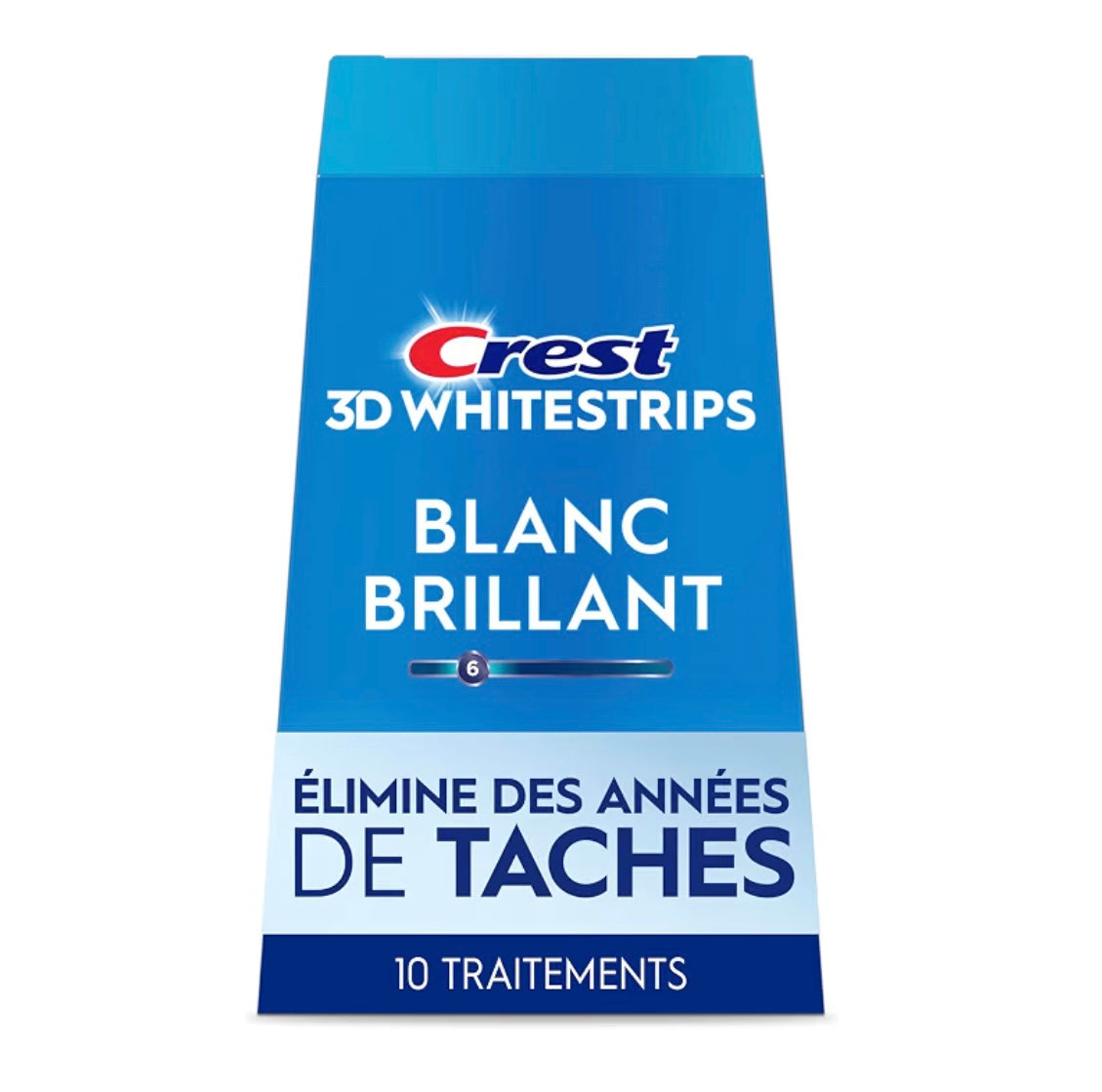 Crest 3D Whitestrips - Blanc brillant (6 niveaux)