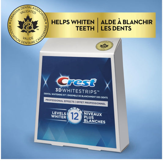 Crest 3D White Whitestrips - Effet professionnel (12 niveaux)