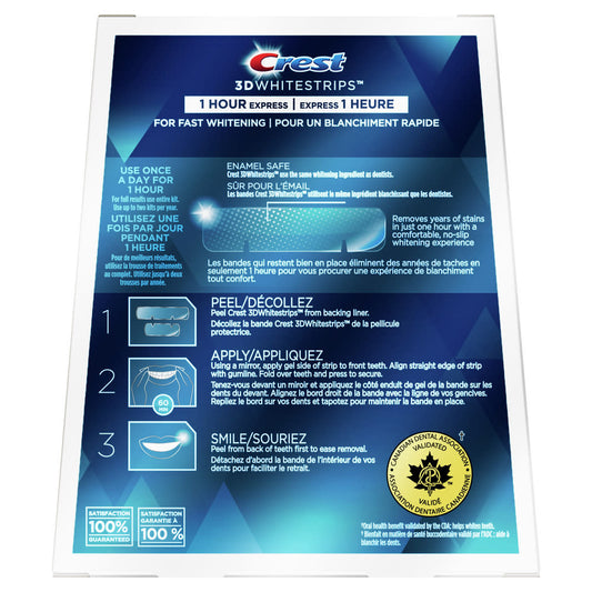 Crest 3d White Whitestrips - Express 1 Heure